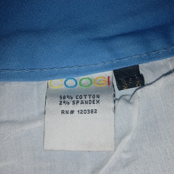 Vintage COOGI Y2K Woman's Blue With Scrunch Leg Jeans Size 14W - Picture 8 of 9